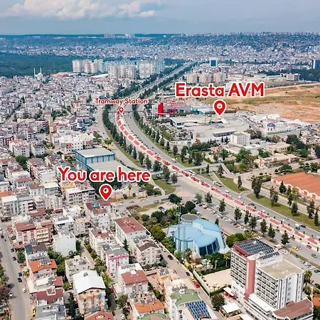 Апартаменты Basement Floor, Konforlu, Ferah, Genis 1+1 '24' Анталья